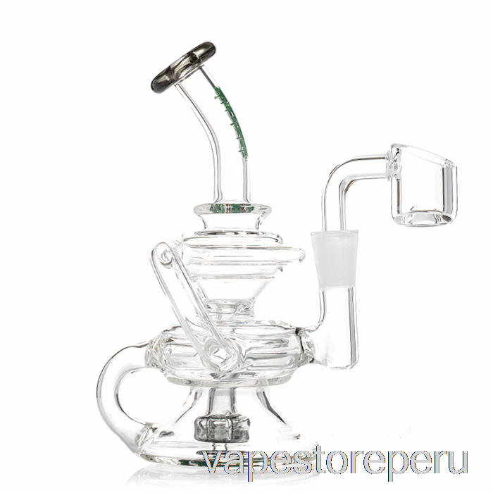 Vape Peru Ooze Rip Tide Mini Recycler Dab Rig Sea Star (claro / Rosa)